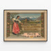 Poster vintage Esposizione dell'industria e dell'artigianato bernese a Thun 1899 — quadro incorniciato alla parete