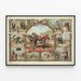 Poster vintage I Feed You All: illustrazione storica americana — quadro incorniciato alla parete