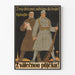 Poster storico vintage di mobilitazione militare