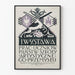 Poster vintage esposizione scuola artistica industriale