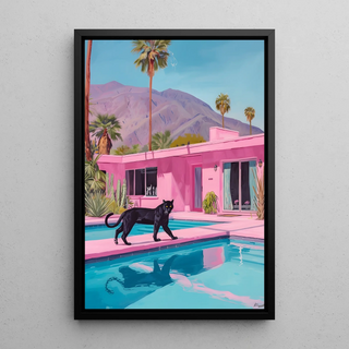 Affiche Pantera Nera e Villa Rosa - Fuga Moderna