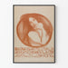 Poster di esposizione d'arte polacca - Ritratto femminile vintage