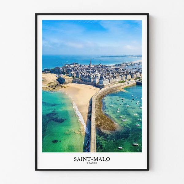 Veduta aerea di Saint-Malo | Stampa fotografica