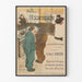 Poster vintage l'Escarmouche stile Toulouse-Lautrec