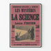 Poster vintage I misteri della scienza di Louis Figuier