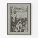 Poster vintage degli immortali passati, presenti o futuri