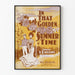 Poster vintage In That Golden Summer Time – Decorazione murale retrò