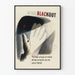 Poster vintage in bianco e nero « In The Blackout » segnalando autobus o tram