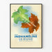 Poster vintage Indhaméline Lejeune Foglie di stagione