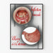 Poster medico vintage infezione orale e ulcera gastrica