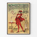 Poster vintage Infernale Stregoneria di Mlle Dicka