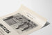 Poster vintage di libreria antica - scena di libri e clienti