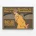 Poster Vintage Esposizione Internazionale del Viaggio Berlino 1911 — quadro incorniciato alla parete