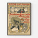 Poster vintage competizione pattinaggio Davos 1904