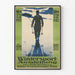 Poster vintage esposizione internazionale di sport invernali Vienna 1912
