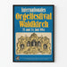 Poster Vintage Festival Internazionale dell'Organo Waldkirch 1984