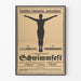 Poster vintage 1921 - Prima Mostra Internazionale di Nuoto