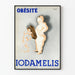 Poster vintage Obesità Iodamelis di René Le Texier