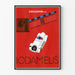 Poster vintage Iodamelis Circolazione auto d'epoca