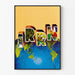 Poster decorativo Iran - Carta e scene culturali