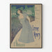 Poster decorativo murale Irène Henry à l'Horloge