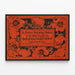 Poster vintage floreale Is Polite Society Polite — quadro incorniciato alla parete