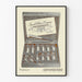 Poster vintage Jaenecke-Ullman Company tubi di inchiostro da stampa