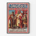 Poster decorativo antico in carta per sigarette Jagiello