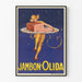 Poster pubblicitario vintage di prosciutto Olida