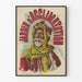 Poster vintage Giardino dell'Acclimatazione con ritratto esotico