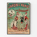 Poster vintage Giardino di Parigi - Spettacolo del Pacha Ismaël Abdurrahman