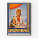 Poster vintage Java e Bali - Isole del romanticismo