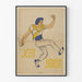 Poster Jean Börlin ballerino in costume marino vintage