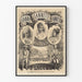 Poster Opéra-Comique Jeanne Jeannette e Jeanneton Musica P. Lacome