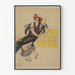 Poster vintage ballerina flamenca Jenny Hasselquist