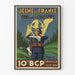 Poster vintage militare Giovane di Francia 10a BCP Neuville-sur-Ain