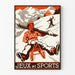 Poster vintage Giochi e Sport invernali