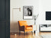 Poster vintage Jimmy Owens Plus in bianco e nero