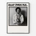 Poster vintage Jimmy Owens Plus in bianco e nero