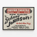 Poster Teatro Johnny Johnson - Commedia Anti-Guerra — quadro incorniciato alla parete