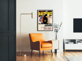 Poster vintage patriottico « Join Britain’s Column »