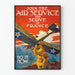 Poster vintage militare Air Service France 1917