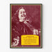 Poster vintage ritratto di Michel Adrien Ruyter di Jordaens