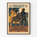 Poster vintage esposizione internazionale d'arte e giardinaggio Mannheim 1907