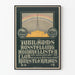 Poster vintage esposizione acquarellisti 1911