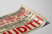 Poster vintage rappresentazione teatrale Judith 1916 — vista dell’opera