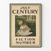Poster murale vintage luglio secolo fiction numero