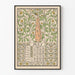 Poster Calendario Art Nouveau Luglio 1898 Decorazione Murale Floreale