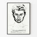 Poster vintage KANEURON - Illustrazione medica in bianco e nero