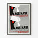 Poster pubblicitario vintage Kaolinase semplice e belladonna